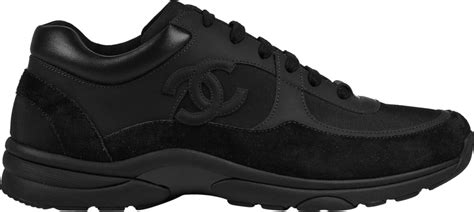 chanel black suede shoes|Chanel sneakers men's.